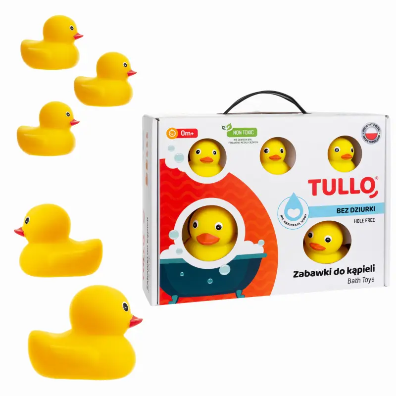 Tullo kachničky do koupele 5 ks bez dírky hygienické