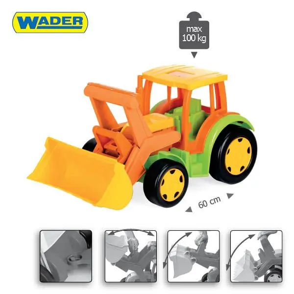 Wader Happy Summer Gigant Traktor Buldozer (bez kartonu)