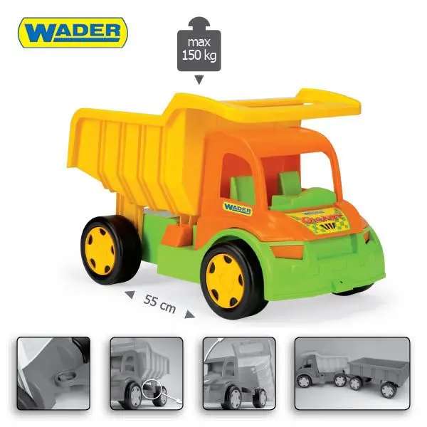 Wader Happy Summer Gigant Truck sklápěčka (bez krabice)