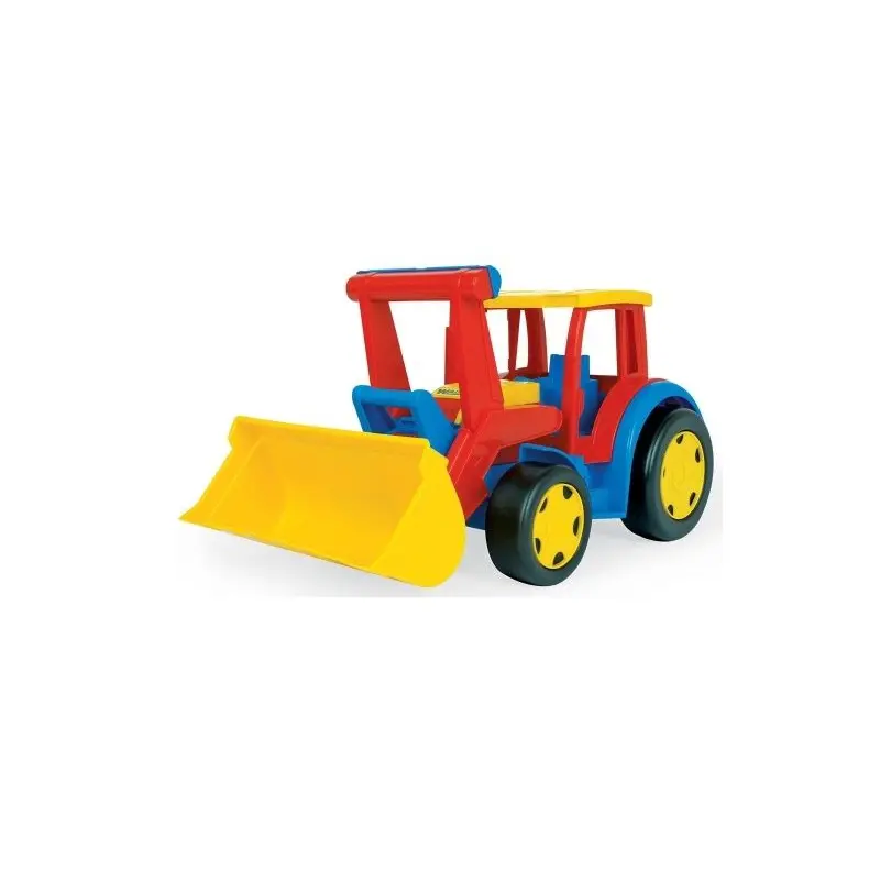 Wader gigant traktor nakladač červený/žlutý