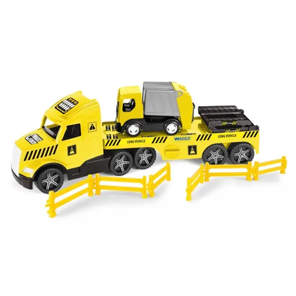 Wader Magic Truck technic odtahovka s popelářským autem