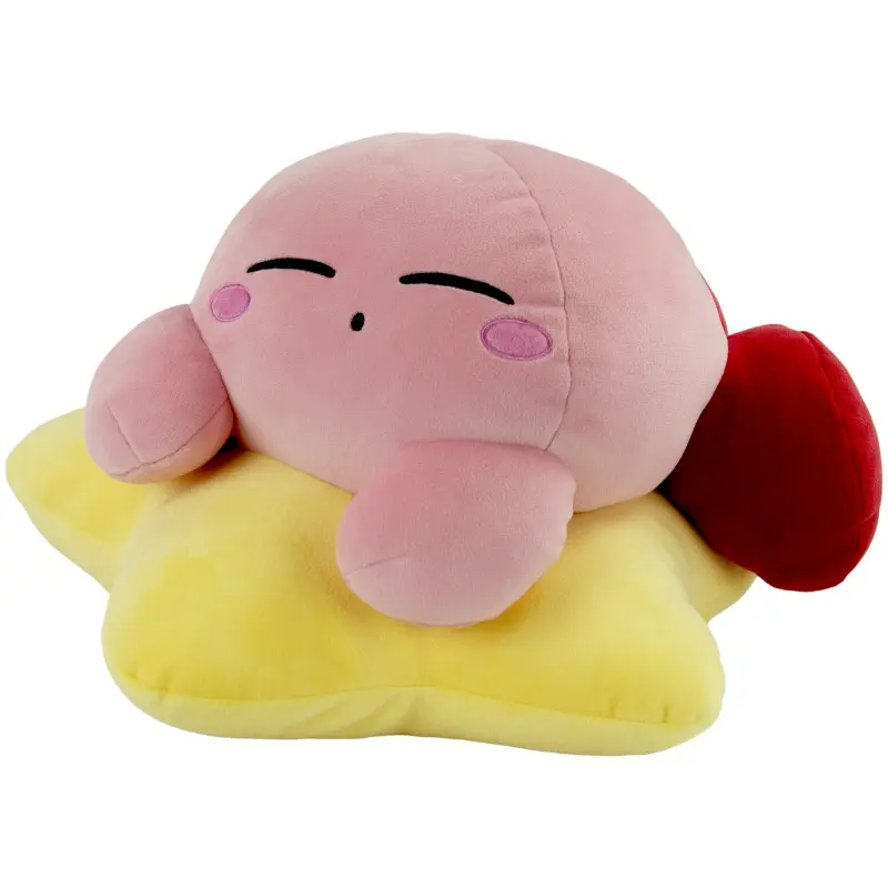 Kirby Warpstar Mega Plyšák Spící Kirby na hvězdičce plyš 38 cm, Club Mocchi Mocchi, W053159