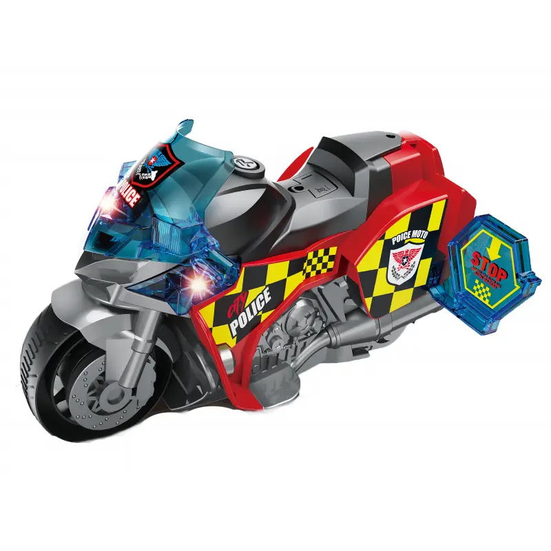 Motorka policie s efekty 25 cm