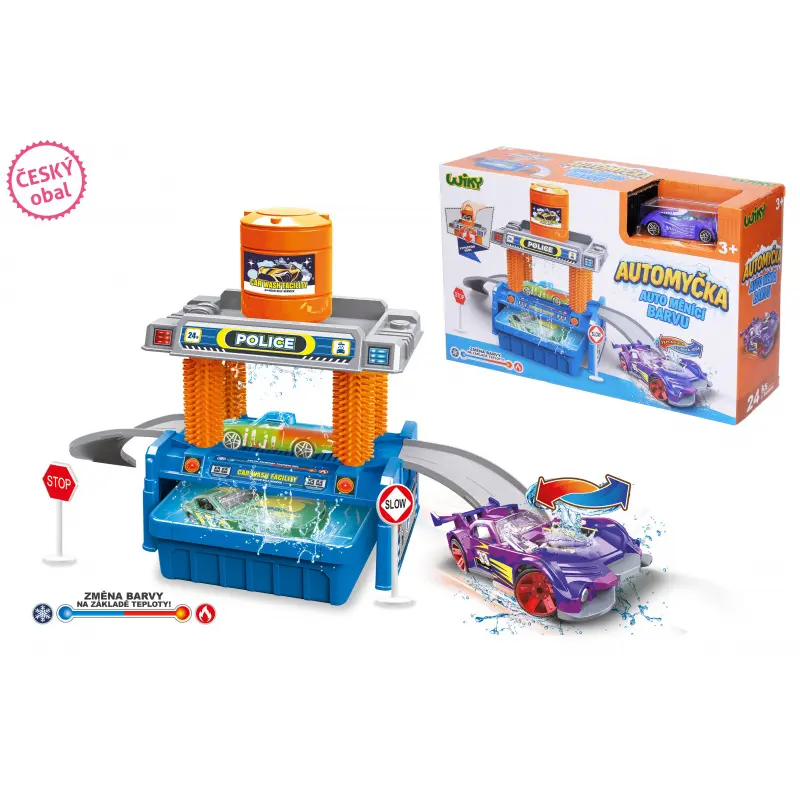 Auto měnící barvu podle teploty set s myčkou 35 cm