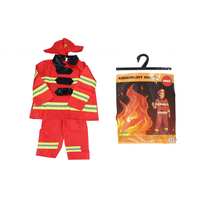 Set karneval hasič M 110-120 cm
