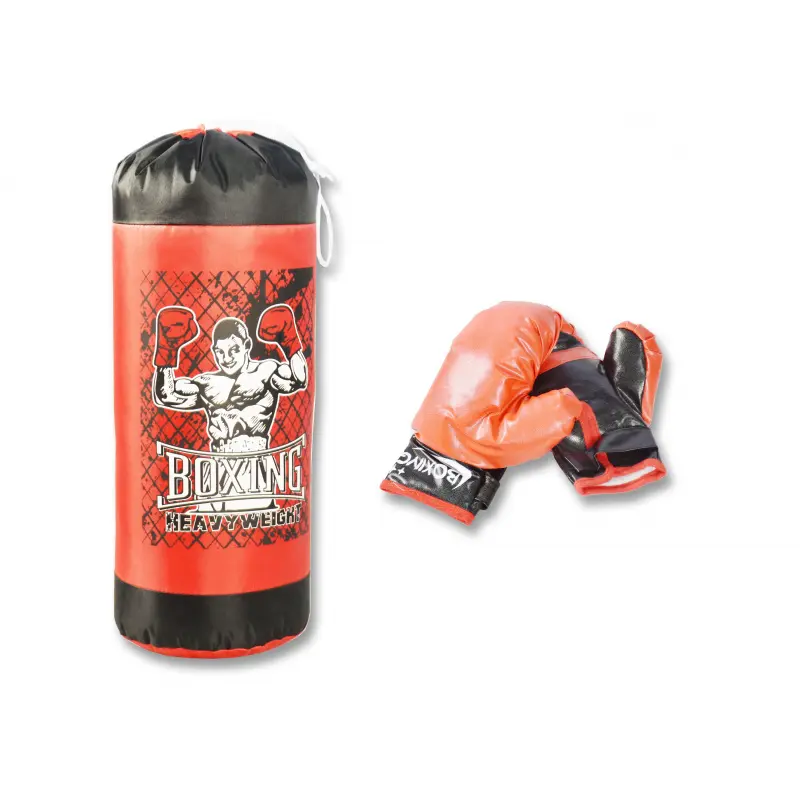 Boxovací pytel s rukavicemi