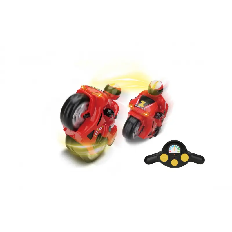 Motorka s efekty RC na dálkové ovládání 23 cm