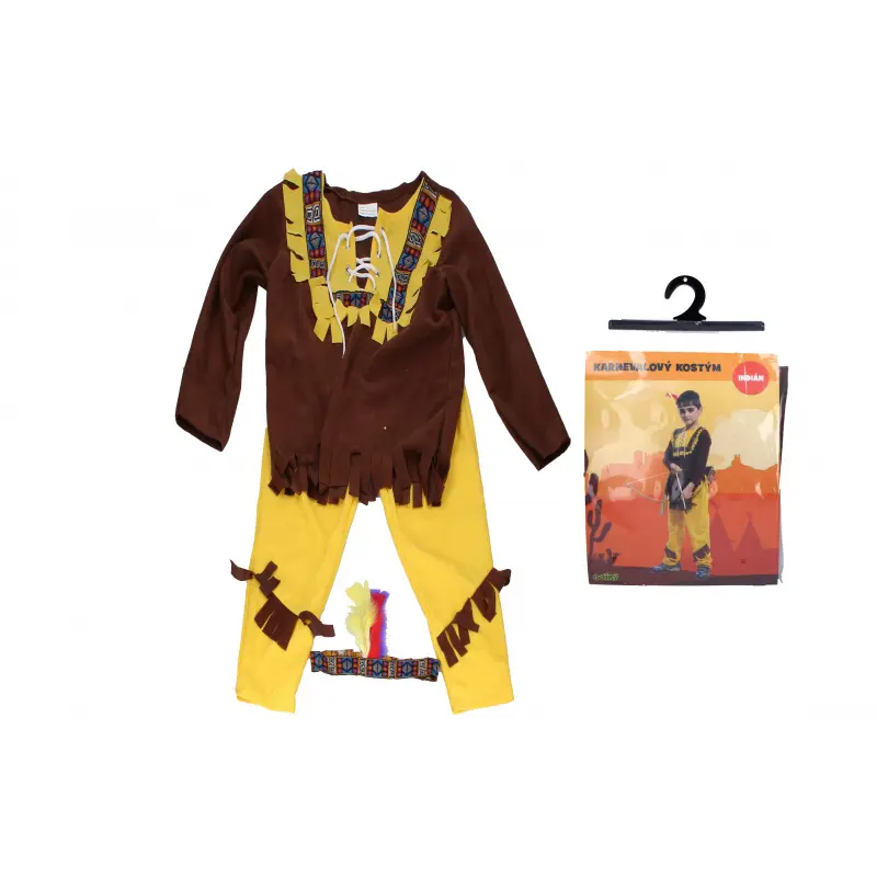 Set karneval indián M 110-120 cm