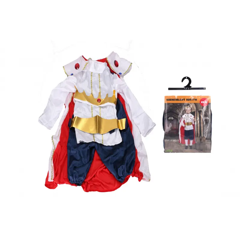 Set karneval král M 110-120 cm