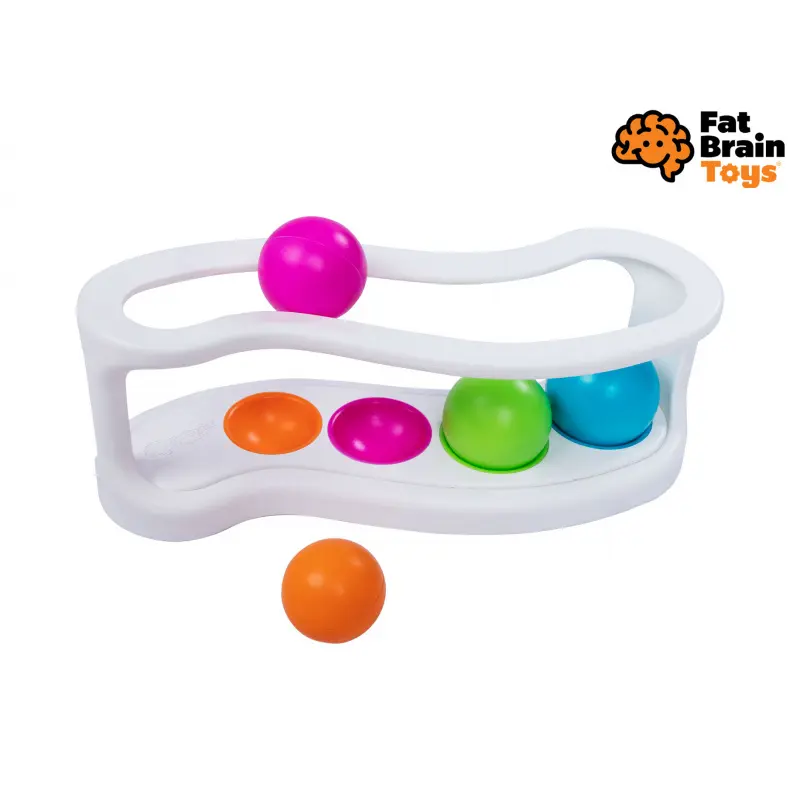 Vkládačka s míčky chrastící 30,5 cm, Fat Brain, W014142