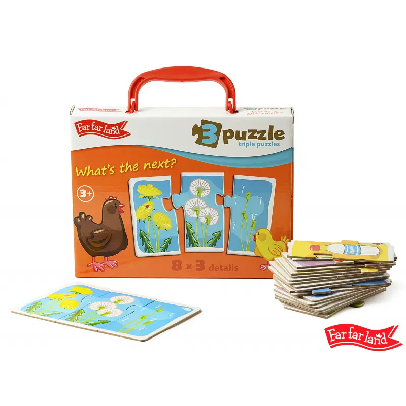 Far Far Land Puzzle trojice 8 obrázků