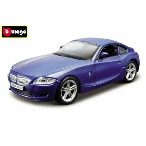 Bburago - Auta HOBBY, BMW Z4 M Coupe, modrá metalíza, 1:32