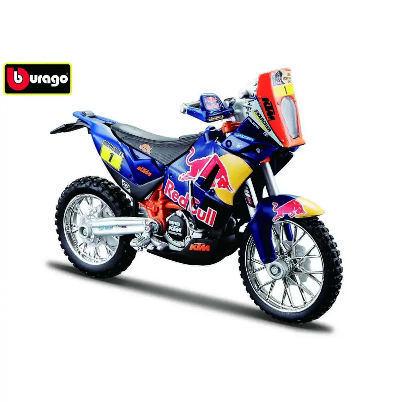 Bburago - Motocykl Red Bull KTM Factory Racing, KTM 450 Rally - Dakar Rally, 1:18