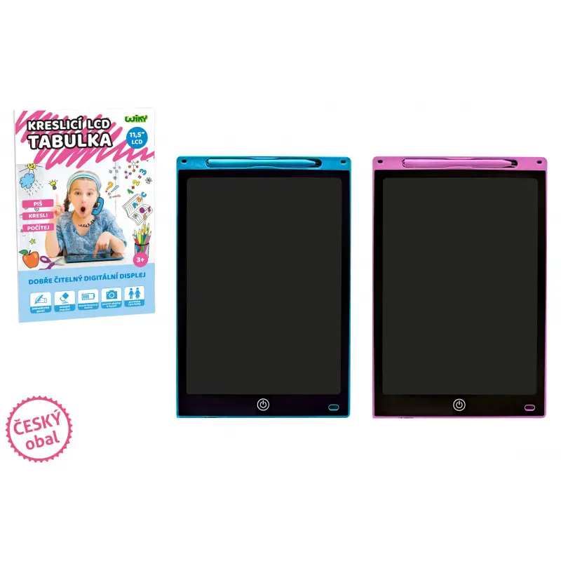 Kreslicí lcd tabulka 11,5" český obal