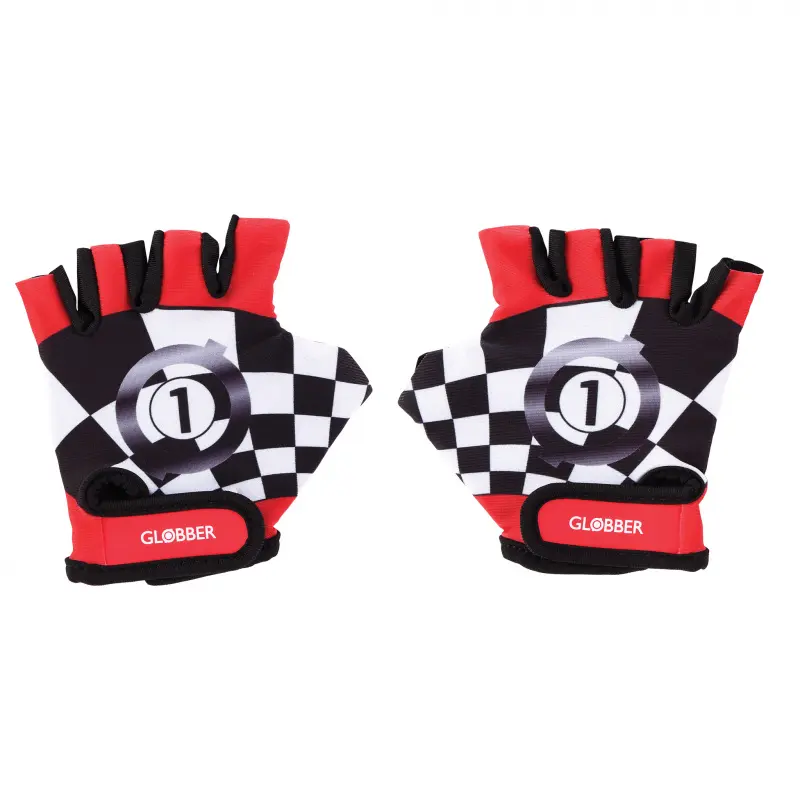 Globber toddler dětské ochranné rukavičky XS racing red