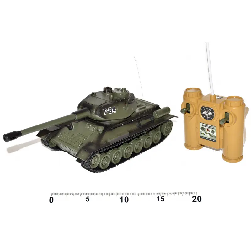 Tank T-34 RC na dálkové ovládání 35 cm, WIKY, 105105