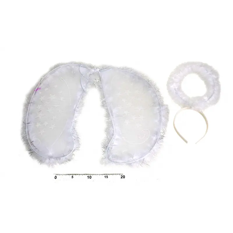 Andělský karneval set křídla + svatozář
