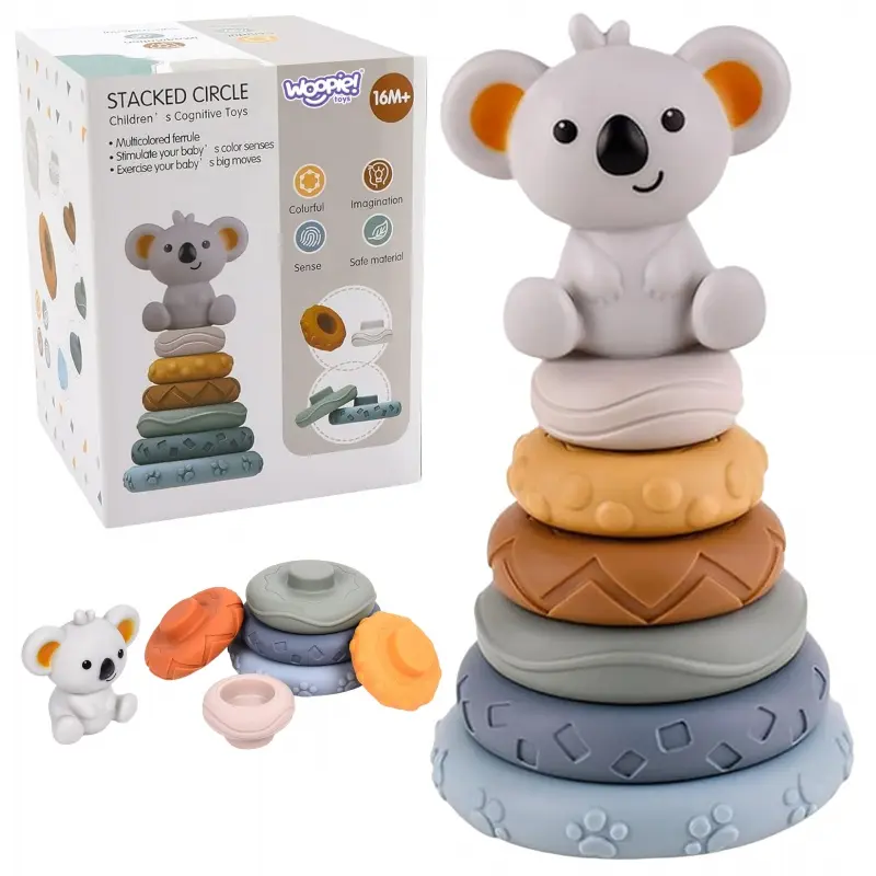 Woopie 2v1 piramidka koala gryzátko