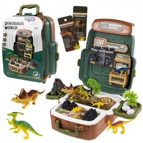 Woopie 57093 kufřík dinosaur world - vzdělávací sada