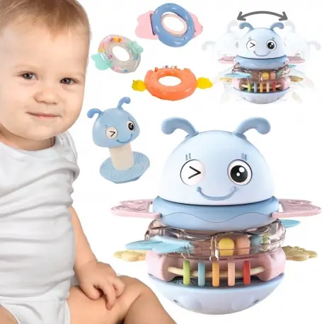 Woopie motýlek hudební kousátko wańka wstańka modrý
