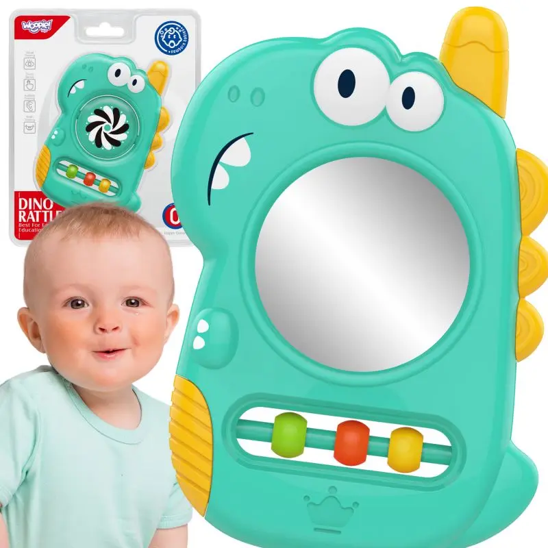 Woopie BABY Senzorická hračka kousátko Dino