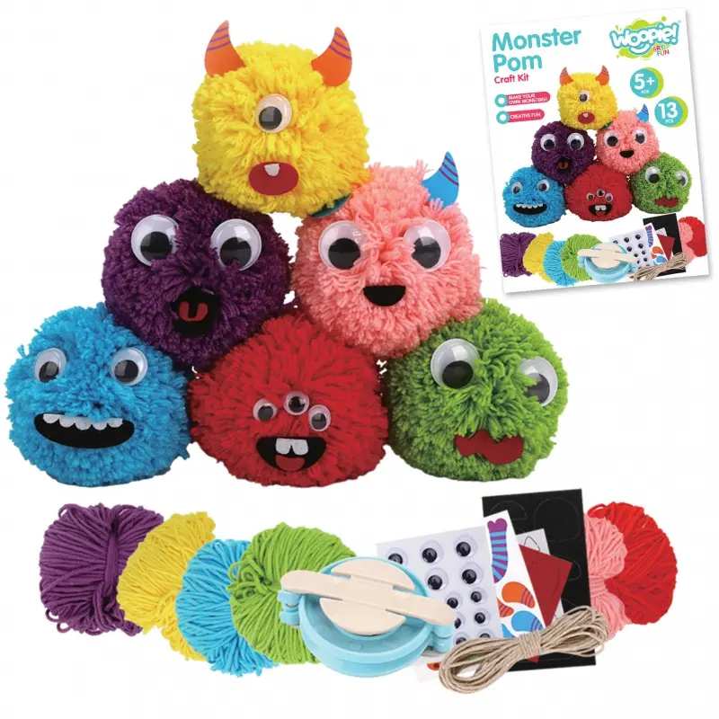 Woopie ARTFUN Kreativní sada Make a Monster Pom