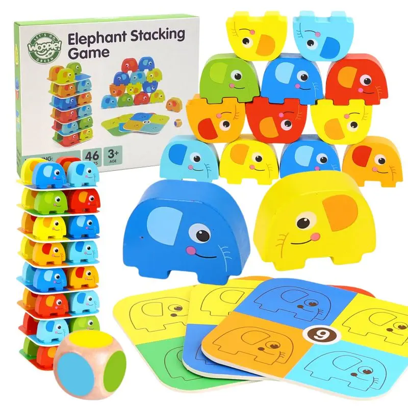 Woopie Hra GREEN Elephant on Elephant FSC