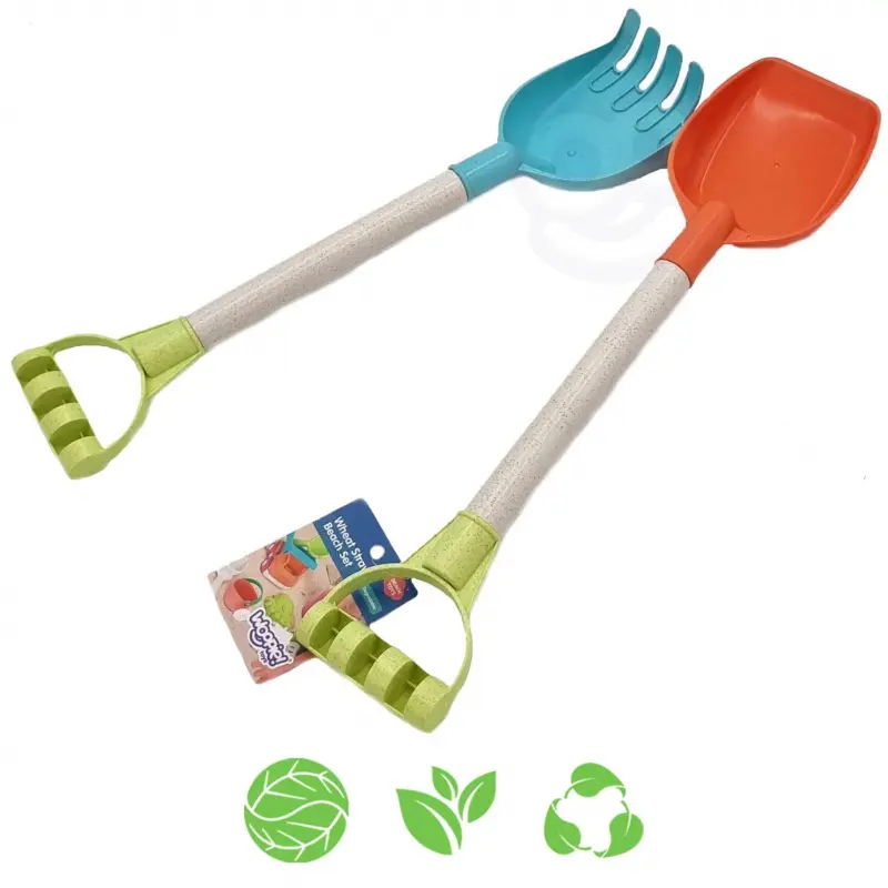 Woopie GREEN Sada lopatky a hrábí na písek 51 cm