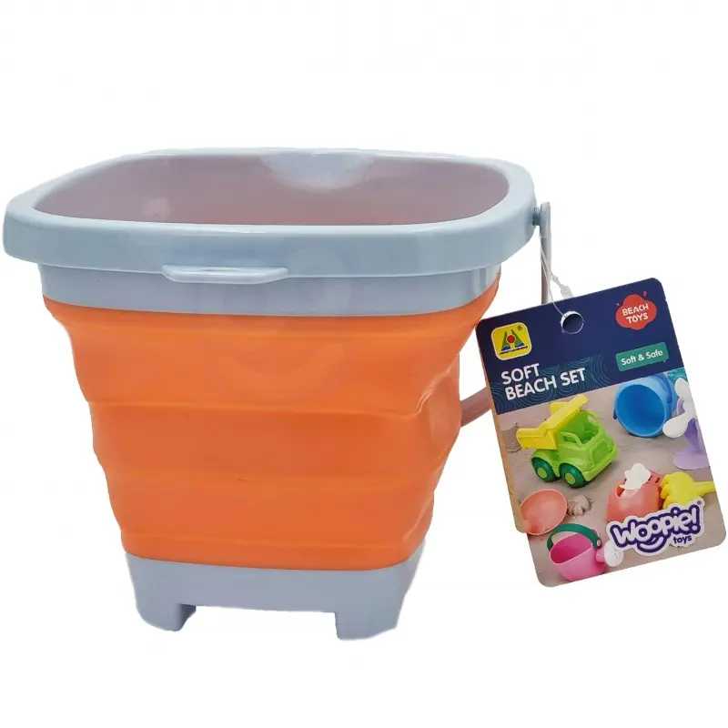 Woopie čtvercové skládací vědro kyblík oranžové