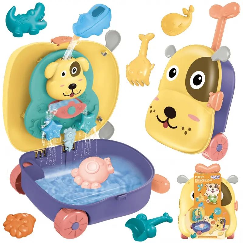 Woopie Sand Set 3v1 Kufřík pro psa + hračka do vody