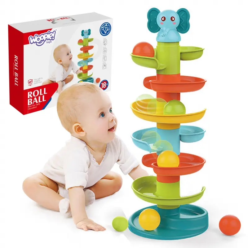 Woopie Kuličková dráha CouloDrome Ball Track Set Spirála + 3 míčky