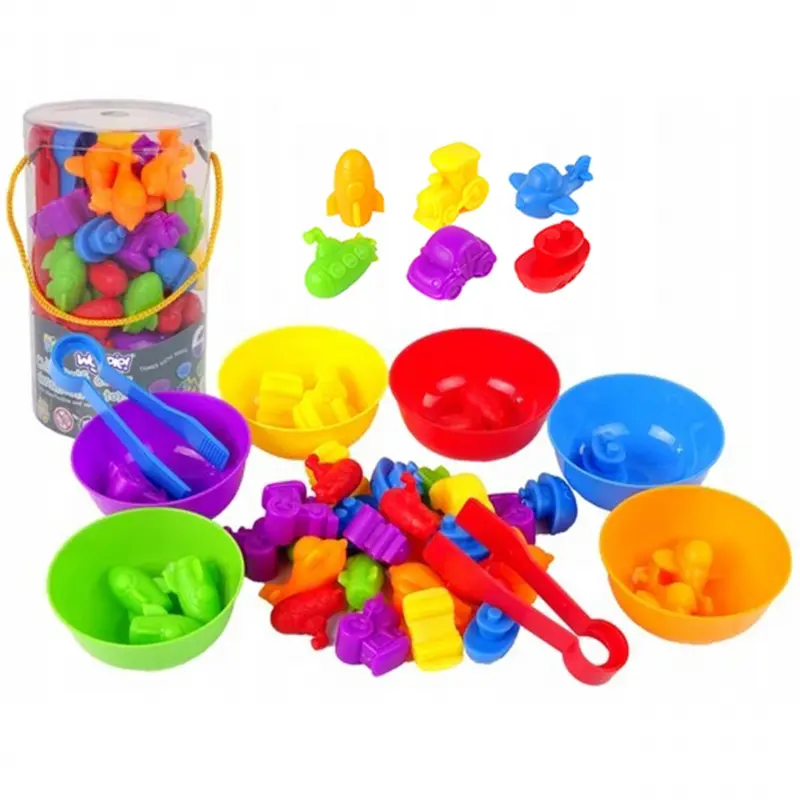 Woopie Hra Color Sorter Vehicles 44 ks