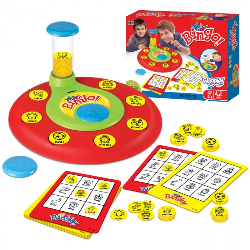 Woopie Bingo Game Match Chips Stolní hra Family