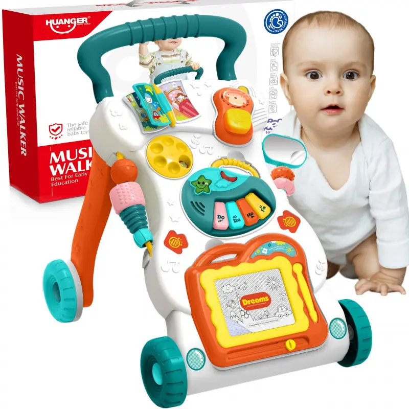 Woopie Baby chodítko pro děti | Interaktivní chodítko s hračkami a nastavitelnou výškou