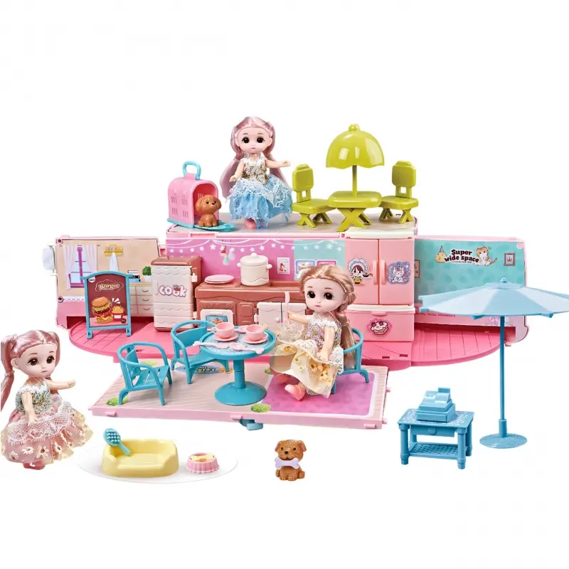 Woopie Camper 2v1 XXL House Set pro panenky