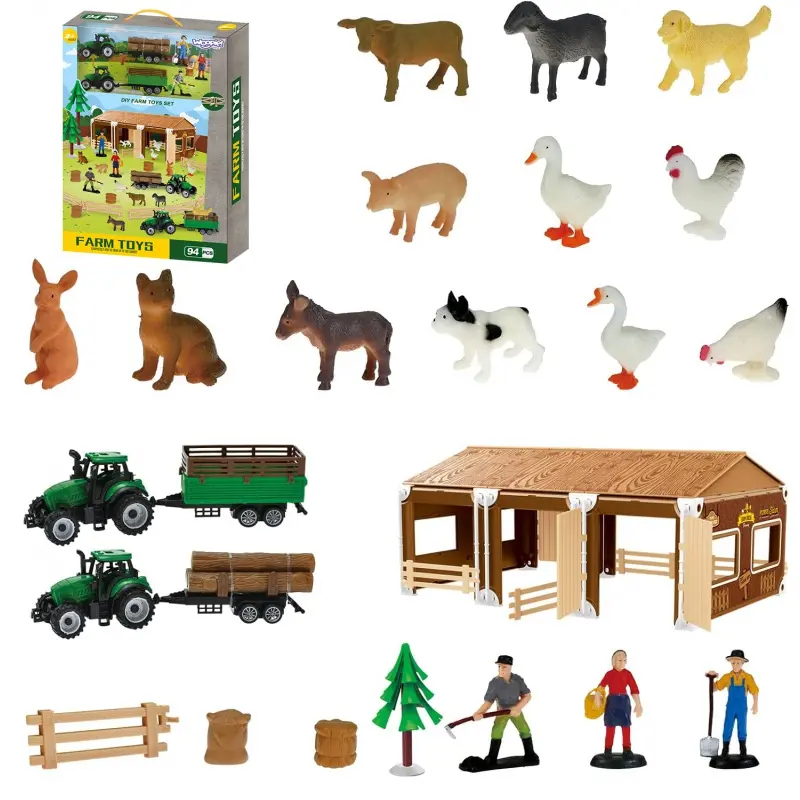 Woopie Sada figurek Little Farmer XL Farm