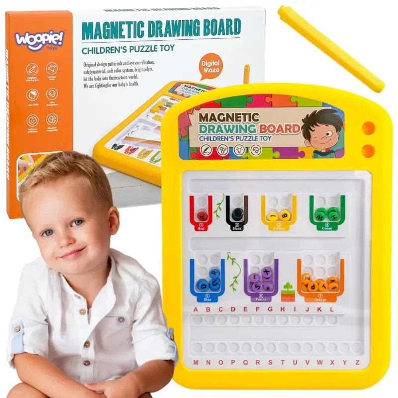 Woopie magnetická tabulka montessori na kreslení