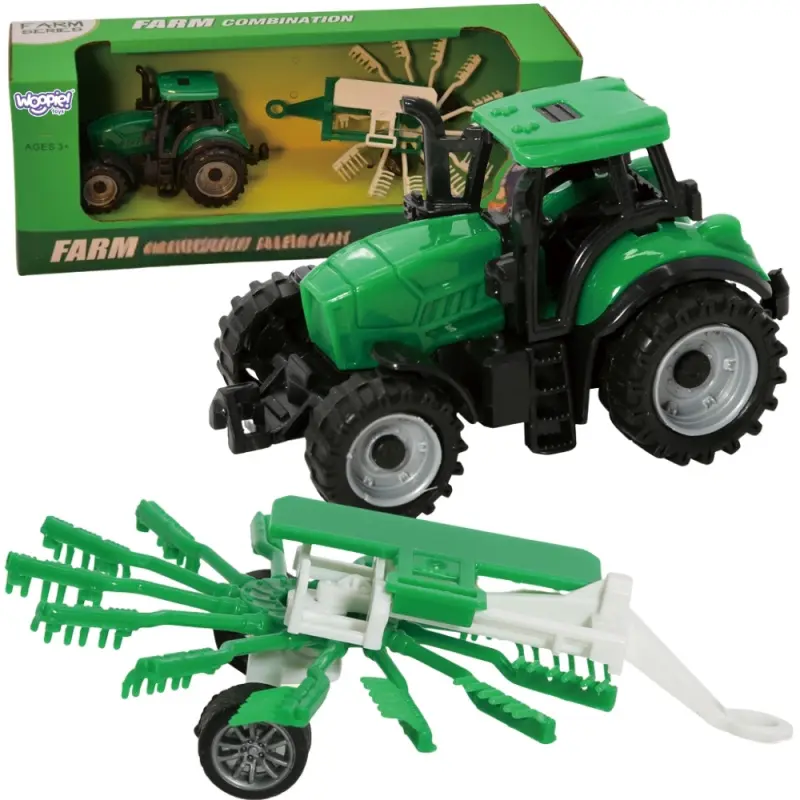Woopie traktor rolnický se zhrabovačem