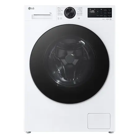 Parní pračka LG - 9 kg - A-40% - 1400 ot./min - TurboWash™360° - ThinQ™-Bílá