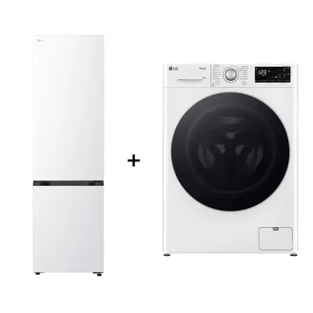 SET - LG Chadnička GBBS322BSW + LG Pračka FASR3A04WS