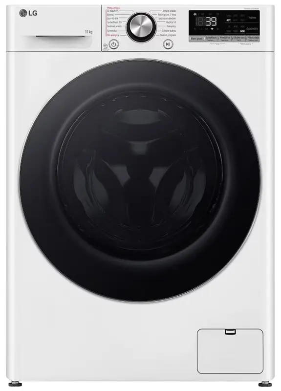 Parní pračka LG - 11 kg - A - 1400 ot./min - Direct Drive™ - AI DD™ -Bílá