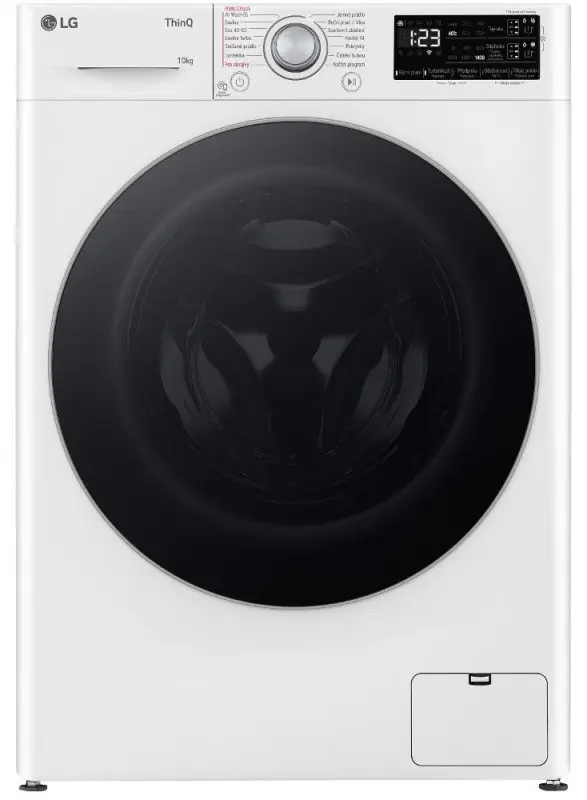 Parní pračka LG - 10 kg - A - 1400 ot./min - AI DD™ - TurboWash™-Bílá