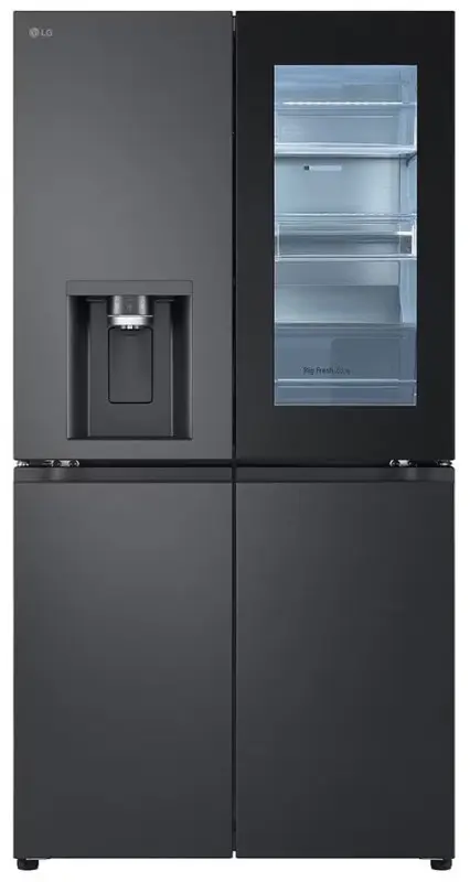Chladnička multi door LG - E - 628 l - ThinQ™WiFi - InstaView™-Černá/šedá