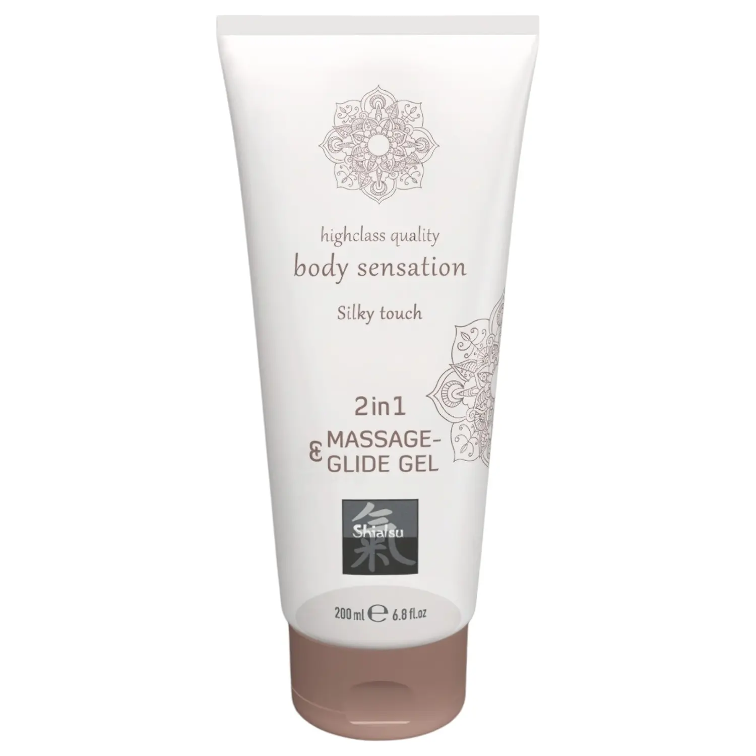HOT - Shiatsu 2v1 Silky touch - hedvábný masážní lubrikant (200 ml)