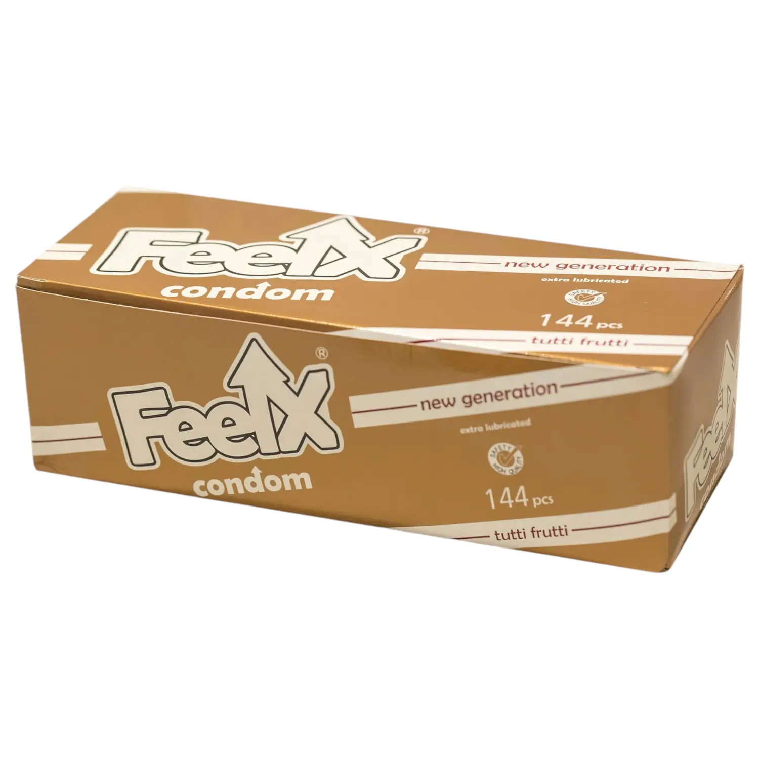 FeelX - kondomy - ovocná příchuť - 144 ks