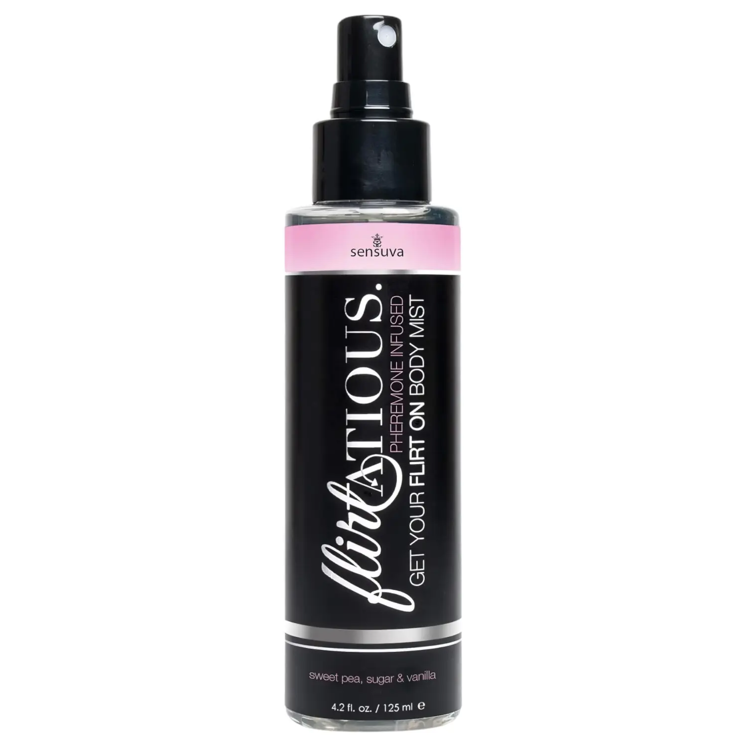 Sensuva Flirtatious - feromonový tělový sprej - vanilka-vikev (125 ml)