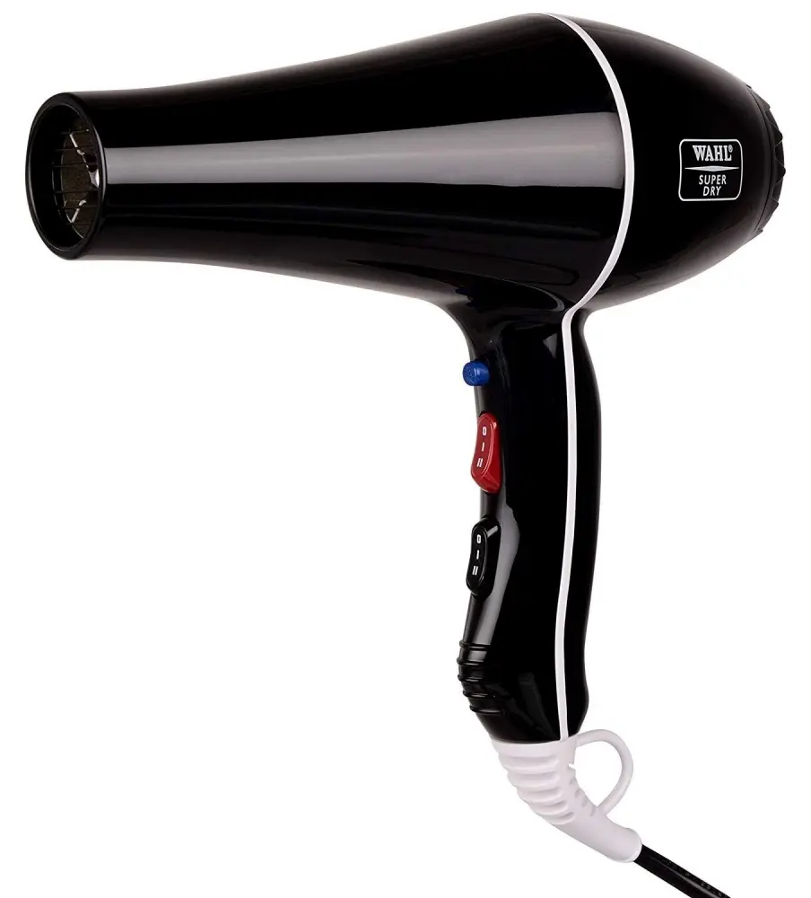 Wahl Super Dry 2000W Tourmaline - profesionální fén na vlasy černý 4340-0470