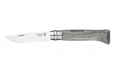 Opinel Zavírací nůž N°08, rukojeť finská bříza, 8,5 cm, šedivá 002389