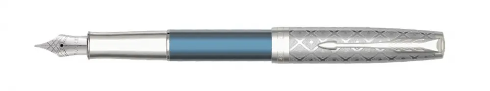 Parker Sonnet Premium Metal Blue CT hrot F