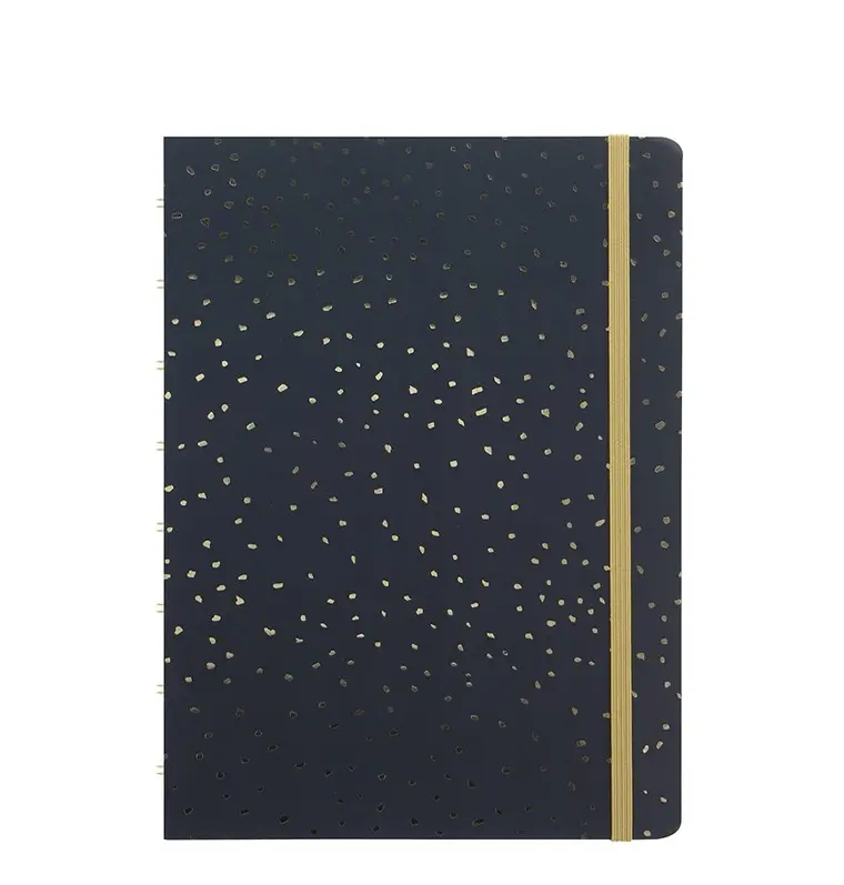 Filofax Notebook Confetti - zápisník A5 - Charcoal